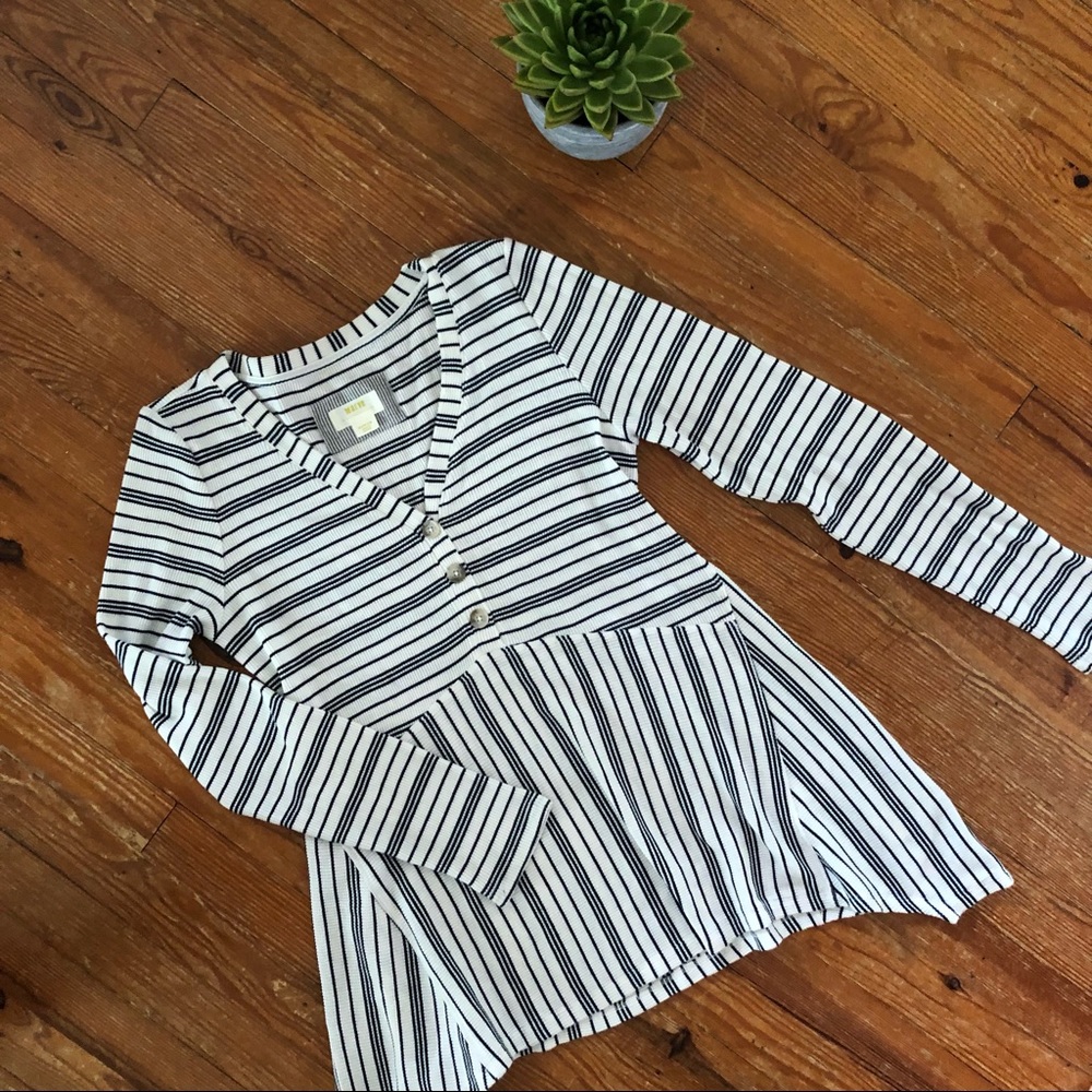 Maeve Anthropologie // NWOT // texture striped top